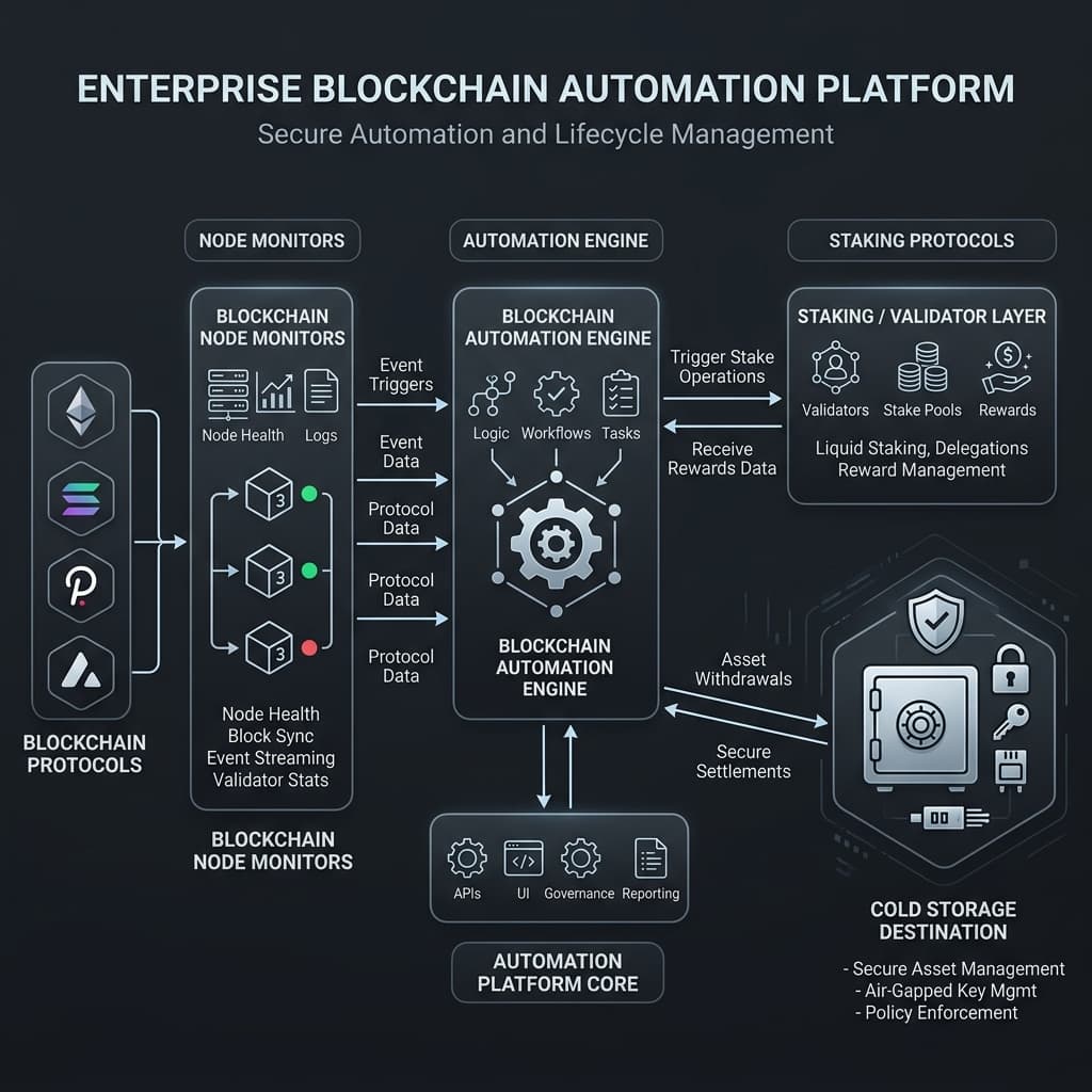 Blockchain Automation System Architecture