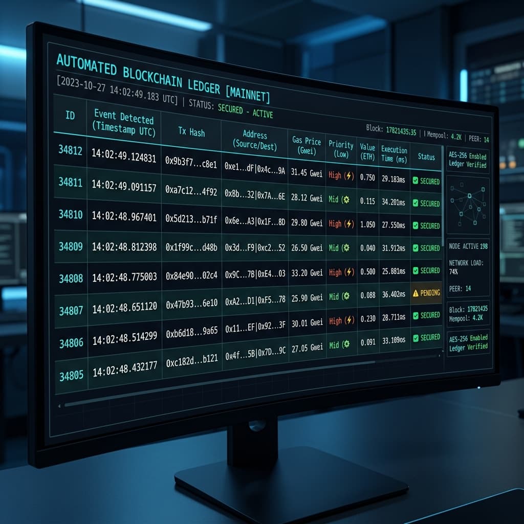Automated Transaction Ledger