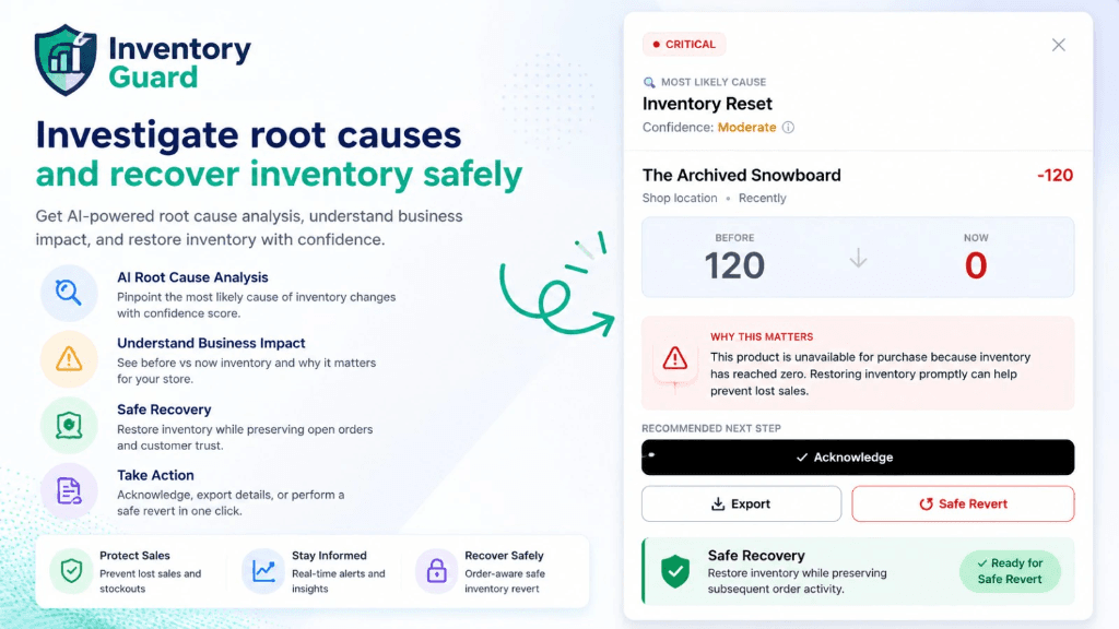 Investigate root causes